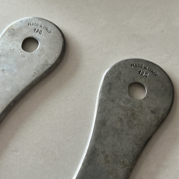 Vintage Large aluminum bottle opener circa  1970s. Made in Italy set of 2 - Picture 3 of 3